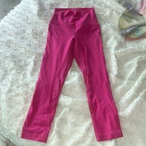 brand new lululemon sonic pink leggings